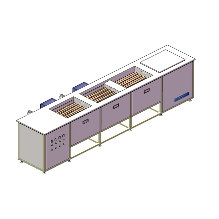 四槽式摆动超声波清洗机